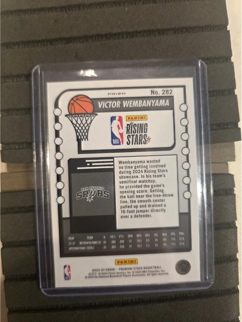 Victor Wembanyama 2023 rookie all star card